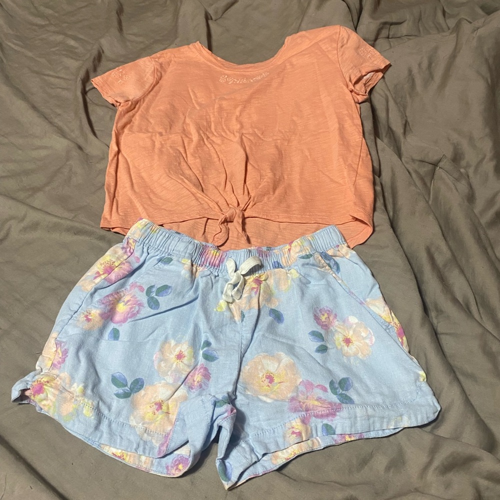 OshKosh B'gosh Coral and Floral Kids Set